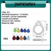 10pcs MF Classic 1K RFID Fob 13.56mhz ISO14443A Key for Hotel Door Entry Access Control... (mix) view 3