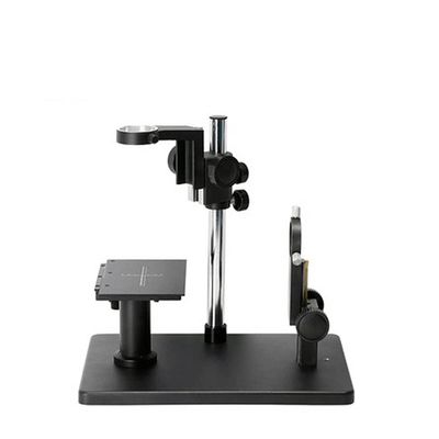 JOEBO Microscope Kit Industrial Microscope Horizontal Bracket X Y Level Movable Stage with Base Microscope Lens Adapters(Color:Vertical)