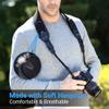 JJC Soft Neoprene Camera Neck Strap with Soft-Tipped Air Blower for Canon Nikon Sony Fujifilm DSLR Mirrorless Camera view 2