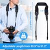JJC Soft Neoprene Camera Neck Strap with Soft-Tipped Air Blower for Canon Nikon Sony Fujifilm DSLR Mirrorless Camera view 4