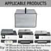 CouldyCasi Printer Dust Cover Antistatic Heavy Duty Waterproof Printer Cover for HP OfficeJet 8015e Wireless Color All-in-One Printer/Pro 8135e/Pro 9125e/Pro 8139e Printer Nylon Fabric Printer Case view 2