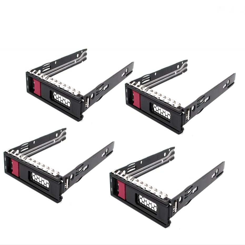 4-Pcs Hard Drive Bracket 774026-001 797520-001 797519-001 SSD Bracket 3.5 inch Hard Drive Caddy Compatible for ProLiant ML110 ML350 DL325 ML30 DL20 G10 Gen10 for HP Apollo 4510 4200 G9 Gen9 Servers