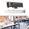 PCI Express PCI-E 1X to 12+16Pin SSD Convert Card for 2013-2017 A1398 A1502 A1465 A1466 A1493 Laptop Accessories Worldwide Shipping Available 7-Day Return Policy 12 Months Manufacturer Limited Metal view 2