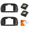 K&F Concept 2Pack Eyepiece Cover & Hot Shoe Cover Kit, Eyecup for Sony A7 A7S A7R A7M2 A7SM2 A7RM2 A7M3 A7RM3 A7RM4 A9 A9II A99M2 Camera, Viewfinder Protector Replace for Sony FDA-EP18 Eyecup view 1