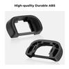 K&F Concept 2Pack Eyepiece Cover & Hot Shoe Cover Kit, Eyecup for Sony A7 A7S A7R A7M2 A7SM2 A7RM2 A7M3 A7RM3 A7RM4 A9 A9II A99M2 Camera, Viewfinder Protector Replace for Sony FDA-EP18 Eyecup view 2