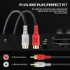 Abireiv RCA Cable 100ft,2RCA M/M Stereo Audio Cable [24K Gold Plated | Copper Core] 2RCA Male to 2RCA Male.for Home Theater, HDTV, Amplifiers, Hi-Fi Systems,Speakers view 2