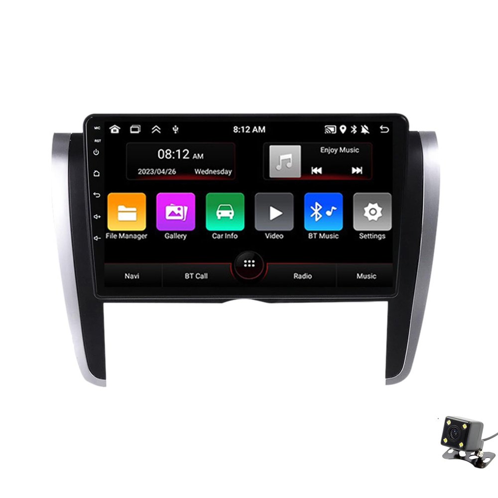 ADMLZQQ Double Din Car Stereo Multimedia with Bluetooth and 9" Touchscreen Android 12 for Toyota Allion 2007-2020,with GPS/Car-Play Android/SWC/Backup Camera/Mirror Link/4G WiFi,M95s