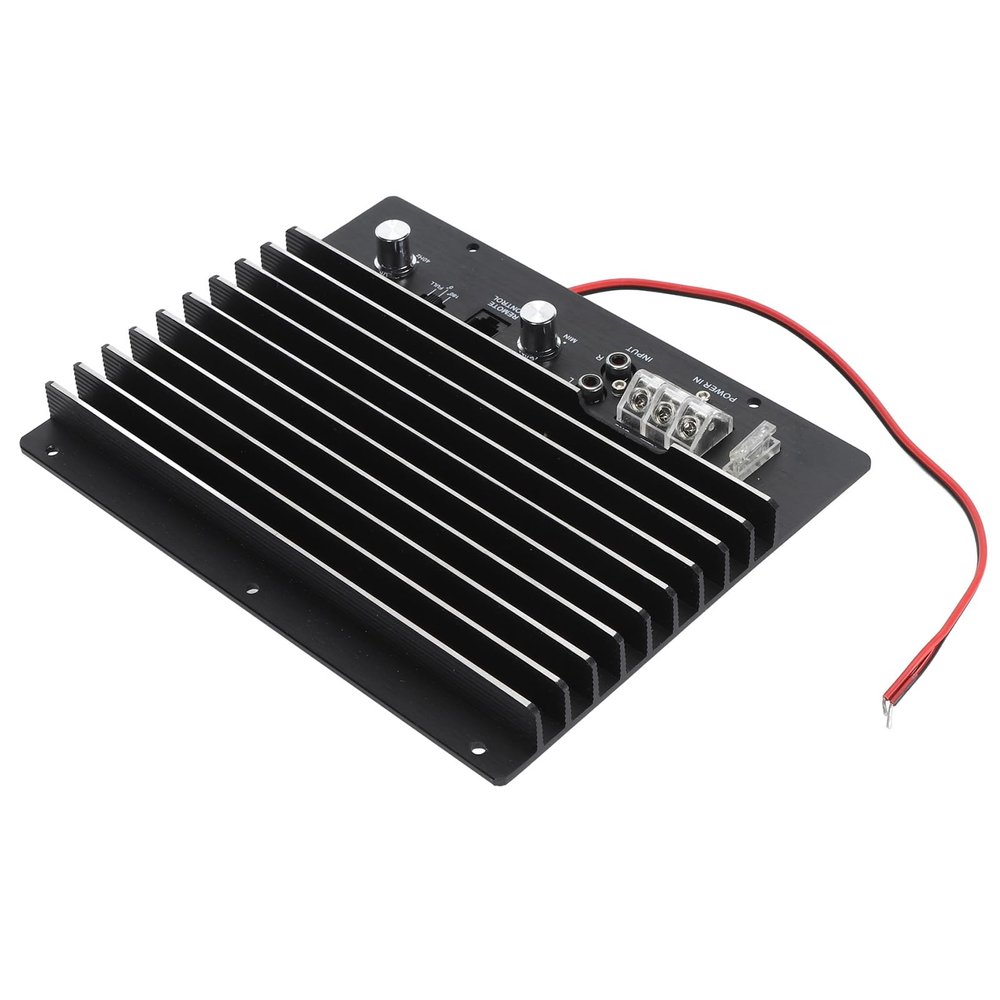 Car Amplifier Board, 1000W High Power Subwoofer Plate Amplifier with Aluminum Heat Sink, Ultra Thin Design, for Car Audio Modification