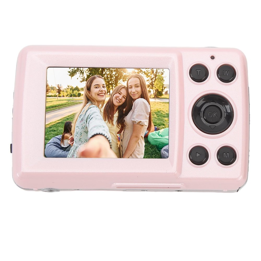 Digital Camera, 1080P 16MP Video Camera 16X Zoom, Multi Axis Stabilization 2.4 Inch Display Portable Camera for Outdoor Travel, Graduation Photos, Selfies, Kids ()