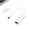 USB C to Ethernet Adapter, USB Ethernet Adapter Cable USB 3.1 Type C to RJ45 100Mbps Cable for Laptop view 1