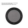 2PCS Speaker Cover, Round Speaker Grills Cover 4in Metal Mesh Speaker Grille Loudspeaker Cover with Screws for Speaker Decoration(Black+Black) view 3