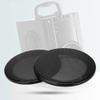 2PCS Speaker Cover, Round Speaker Grills Cover 4in Metal Mesh Speaker Grille Loudspeaker Cover with Screws for Speaker Decoration(Black+Black) view 4