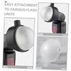 CAXUSD Flash Dome Diffuser for Photography Softening Cover for Camera Flash Lightweight and Design for view 4