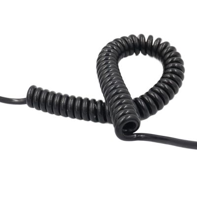 Cores Polyurethane Stretch Cable Core Spring Wire 7 Core 22AWG 1 Meter to 10 Meters 0.3mm Square Spring Expansion Wire Retractable Coil(Color:7 Core 22AWG,Size:Stretch 10 meter)(Size:Stretch 4 meter)