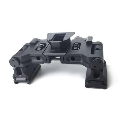 okyass Dual Binocular Bridge Folding Arm Helmet Mount Dovetail for MUM-14 and GT-14 Night Vision NVG Mount (Black)
