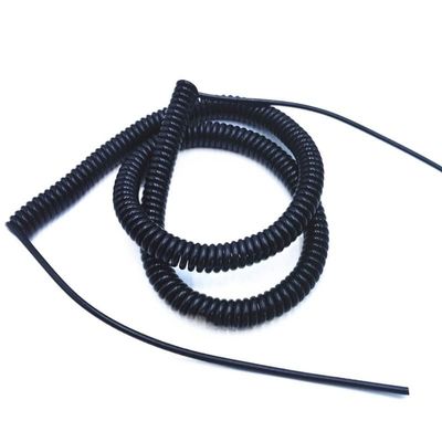 Cores Polyurethane Stretch Cable Core Spring Wire 1PC 2Core Stretchable Extension Wire 24AWG0.2mm/ 20AWG0.5mm /17AWG1.0mm /14AWG2.0mm(Size:24AWG0.2MM,Color:3.7 meters)(Color:3.7 Meters,Size:24AWG0.2M