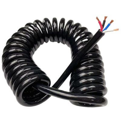 Cores Polyurethane Stretch Cable Core Spring Wire 1PC 4 Core 18/17 /15/13 /11Awg Stretch 1/2/ 3/4 /5/6/ 7/8/ 9/ 10Meters(Size:Stretch 3 meter,Color:4 cores 18 AWG)(Color:4 Cores 17 Awg,Size:Stretch 6