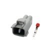 TakenE 1/5/10 Set 2 Pin Automotive Fog Socket Lamp Plug Turn Signal Light Connector 90980-11019 DJ70216Y-2.2-21 DJ70216Y-2.2-11(Color:Male,Size:1 set) view 1