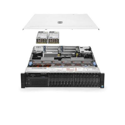 Dell PowerEdge R730 Server 2X E5-2630Lv3 1.80Ghz 16-Core 192GB RAM +Caddies File (Renewed)