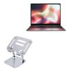 BoxWave Stand and Mount Compatible with Chuwi CoreBook X (14 in) - Executive VersaView Laptop Stand, Ergonomic Adjustable Viewing Angle Metallic Riser - Metallic Silver view 1