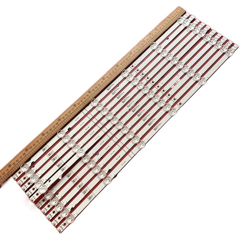 UFDIPLMY 5KIT-50PCS LED Backlight Strip Compatible with Hisense 65 TV LB6507M V0 65H6570F 65H6510G H65B7100 H65B7300 HD650V1U72-T0L1 HE659XH(Color:5KIT-50PCS)