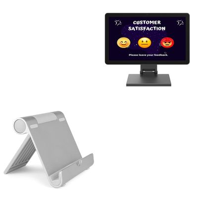 BoxWave Stand and Mount Compatible with Glory Star Jarvis JAR101 (10 in) - VersaView Aluminum Stand, Portable, Multi Angle Viewing Sturdy