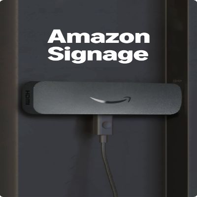 Amazon Signage Stick  Professional Digital Signage 4K Media Player  Designed for Businesses of All Sizes, Easy Setup with free Mobile App, and CMS Compatibility