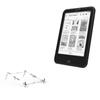 BoxWave Stand and Mount Compatible with Tolino Shine2 300ppi e-Book - Pocket Aluminum Stand 3-in-1, Portable Multi Angle Viewing Riser - Metallic Silver view 1