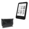 BoxWave Case Compatible with Tolino Shine2 300ppi e-Book - Elite Leather Messenger Pouch, Synthetic Leather Cover Case Envelope Design - Jet Black view 1