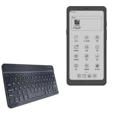 BoxWave Keyboard Compatible With Boox Palma E-Ink Tablet - SlimKeys Bluetooth Keyboard, Portable Thin with Chiclet-Style Keys - Jet Black