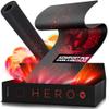BEASTCOM Hero X2000 Gaming Mouse Pad, Red - XL Mousepad 36"x 12" Large Mouse Pad - Thick Cloth Desk Mat for Keyboard and Mouse - Non Stitched Edges & Anti Sweat Design view 2