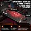 BEASTCOM Hero X2000 Gaming Mouse Pad, Red - XL Mousepad 36"x 12" Large Mouse Pad - Thick Cloth Desk Mat for Keyboard and Mouse - Non Stitched Edges & Anti Sweat Design view 4
