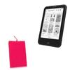 BoxWave Case Compatible with Tolino Shine2 300ppi e-Book - Velvet Pouch, Soft Velour Fabric Bag Sleeve with Drawstring - Cosmo Pink view 1