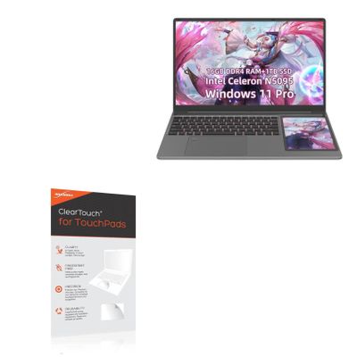 BoxWave Touchpad Protector Compatible with RATEYUSO Windows 11 Pro + Touchscreen Laptop (15.6 in) - ClearTouch for Touchpad (2-Pack), Pad Protector Shield Cover Film Skin
