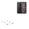 BoxWave Stand and Mount Compatible with Gigaset GX6 - Pocket Aluminum Stand 3-in-1, Portable Multi Angle Viewing Riser - Metallic Silver view 1