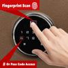 Intact Compact Quick Access Biometric Fingerprint Safe With Nex-Gen Full Keypad Module Tall Bronze by Eylar view 3