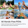 Insta360 GO 3S White (128GB)  4K Video Small & Lightweight Action Camera, Portable and Versatile, Hands-Free POV, Mount Anywhere, Stabilization, Multifunctional Action Pod, Waterproof view 3