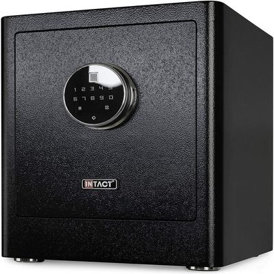 Intact Compact Quick Access Biometric Fingerprint Safe With Nex-Gen Full Keypad Module Tall Black by Eylar