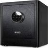 Intact Compact Quick Access Biometric Fingerprint Safe With Nex-Gen Full Keypad Module Tall Black by Eylar view 1