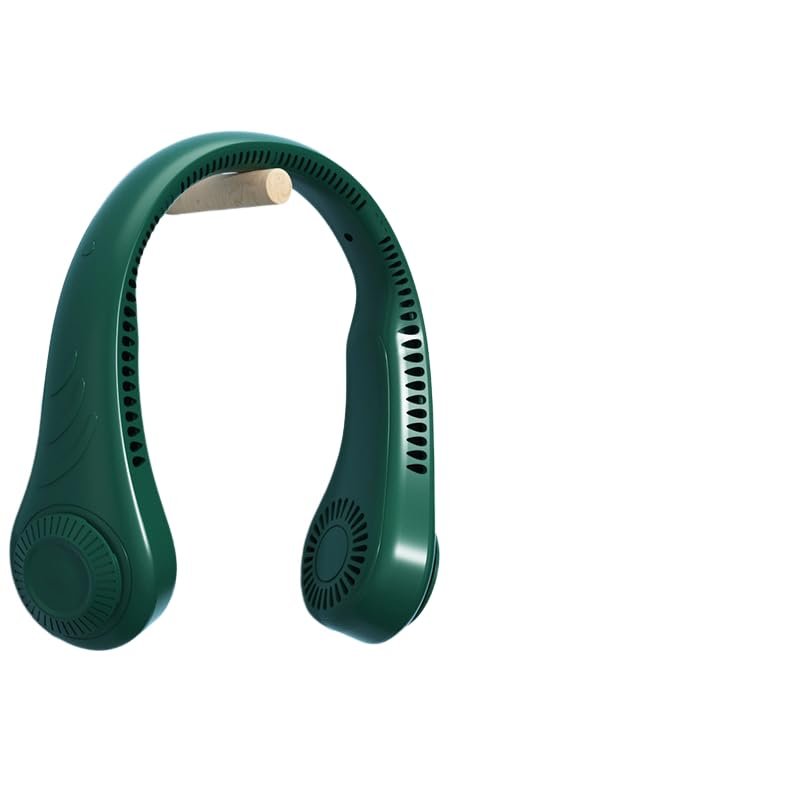Gksdyutg Mini USB Neck Fan - Portable, Adjustable, Large Airflow - Convenient Hanging Design for On-The-Go Cooling