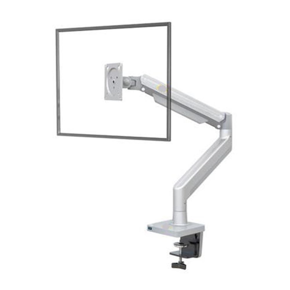 AVXANKTG G40 G45 Gas Spring Arm 22-40 Inch Curved Screen Desktop Monitor Stand 360 Degree Rotation 3-15kg Monitor Mounting Arm with USB 3.0(Color:Silver Grey)