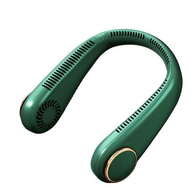 Gksdyutg Mini USB Neck Fan - Portable, Adjustable, Large Airflow - Convenient Hanging Design for On-The-Go Cooling