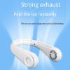 Gksdyutg Mini USB Neck Fan - Portable, Adjustable, Large Airflow - Convenient Hanging Design for On-The-Go Cooling view 2