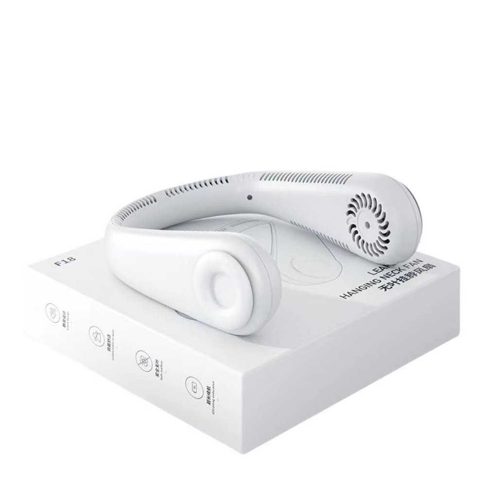 Gksdyutg Mini USB Neck Fan - Portable, Adjustable, Large Airflow - Convenient Hanging Design for On-The-Go Cooling