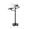 AVXANKTG UP-9L Multifunctional 3-in-1 Laptop Floor Stand, Suitable for All 12-17 inch Height Adjustable Mobile Laptop Tables(Color:Black) view 1