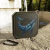 Firechick Designs Humpback Whale Blackwater Bluetooth 5.0 Speaker, Portable Wireless Speaker with Dual Equalizer, Built-in Microphone, AUX Input, for Home, Outdoor, Party (Black) view 1