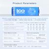 100BALANCE 200A 4-8S Standard Function Smart Active Balance BMS with WiFi Module Set Protection Board Build-in Bluetooth for Lithium Battery view 2