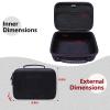 Camera Case Compatible with Canon EOS Rebel T7/R50/R6 Mark II/R100/R50 V/T6/R8/R10/R5 Mark II/RP/R7/5D Mark IV/SL3/R5/T100 DSLR SLR Camera, Len and Tripod with 4 Dividers and Shoulder Strap, Black view 3