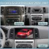 2+64G Android 13 Car Stereo for Jeep Grand Cherokee 2004-2007 - 10.1 Inch HD IPS Touch Screen Radio - Wireless Carplay & Android Auto/DSP/WiFi/GPS/Mirror Link + AHD Rear View Camera & Micron view 2