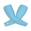 Custom Arm Sleeve Personalized Add Your Image Text Name - Breathable Cooling Athletic Sports Sleeve for Football Golf Volleyball Cycling, SkyBlue view 2